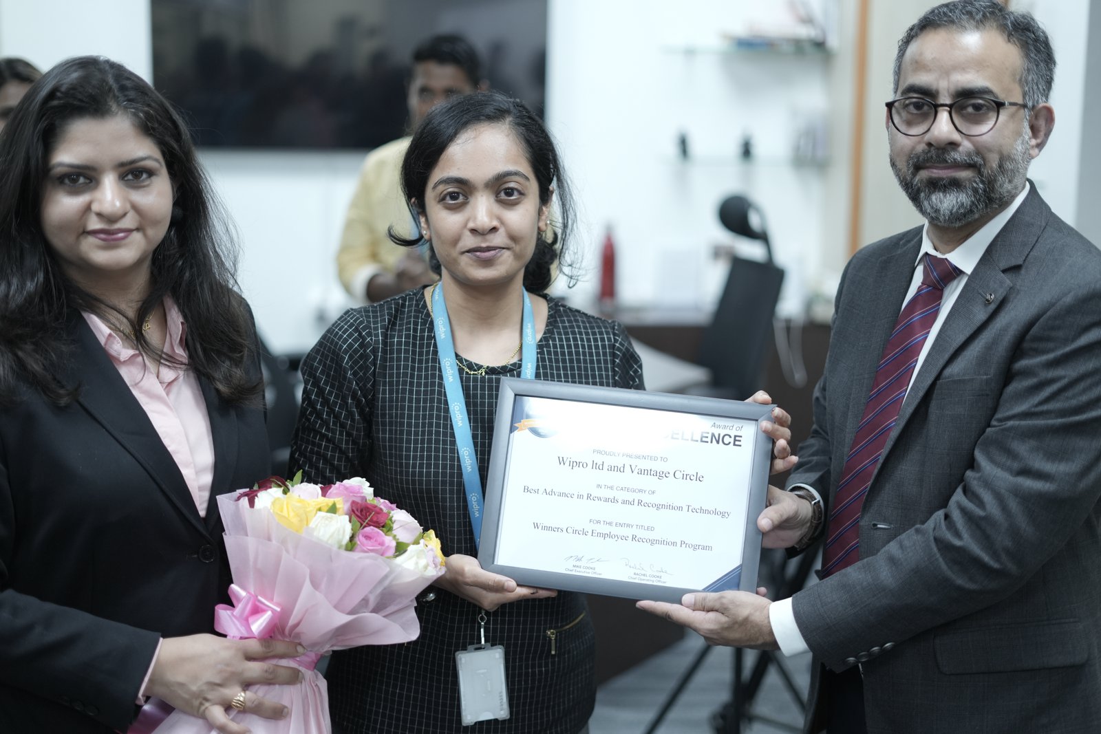 Wipro and Vantage Circle Award of Excellence — Best Advance in Rewards and Recognition Technology